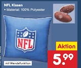 NFL Kissen im Netto Marken-Discount Prospekt NFL Kissen von im aktuellen Netto Marken-Discount Prospekt für 5,99 €