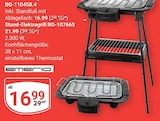 GLOBUS Kaiserslautern - Stand-Elektrogrill BG-110458.4 oder Stand-Elektrogrill BG-107665 Angebot im Prospekt Stand-Elektrogrill BG-110458.4 oder Stand-Elektrogrill BG-107665 bei GLOBUS im Kaiserslautern Prospekt für 16,99 €