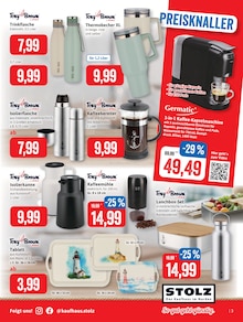 Kaffee im Kaufhaus Stolz Prospekt "STOLZ. Das Kaufhaus im Norden." mit 16 Seiten (Rostock)