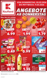 Kaufland Supermarkt Prospekt der aktuellen Woche mit 60 Seiten, gültig von 05.03.2026 bis 11.03.2026, in Jöhstadt und Umgebung Aktueller Kaufland Supermarkt Prospekt in Jöhstadt und Umgebung, "Aktuelle Angebote" mit 60 Seiten, 05.03.2026 - 11.03.2026