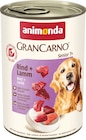 Nassfutter Hund mit Rind & Lamm, Senior im Angebot bei dm-drogerie markt in Amberg Nassfutter Hund mit Rind & Lamm, Senior Angebote von animonda GRANCARNO bei dm-drogerie markt Amberg für 1,65 €