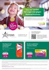 mea - meine apotheke Apotheke Prospekt der aktuellen Woche mit 4 Seiten, gültig von 01.12.2023 bis 31.12.2023, in Darmstadt und Umgebung Aktueller mea - meine apotheke Apotheke Prospekt in Darmstadt und Umgebung, "Unsere Dezember-Angebote" mit 4 Seiten, 01.12.2023 - 31.12.2023