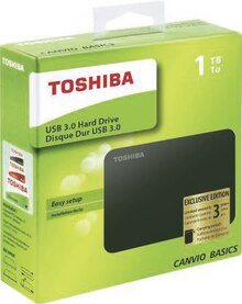 Géant Casino Onet-le-Château - Pack disque dur 2,5” 1 to canvio noir Promo Pack disque dur 2,5” 1 to canvio noir dans le catalogue Géant Casino "SOLDES jusqu'à - 50%" à Onet-le-Château