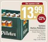 Aktuelle Bier Angebote bei WEZ in Löhne Aktuelles Helles Pülleken Angebot bei WEZ in Löhne ab 13,99 €