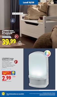 Promotion Couvre-Lit dans le prospectus Lidl, valable du 18/08/2025 au 21/08/2025 Promo Couvre-Lit dans le catalogue Lidl du moment à la page 14
