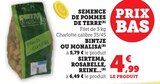 Semence de pommes de terre dans le catalogue Super U