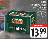 helles Pülleken Angebote von Veltins bei EDEKA Solingen für 13,99 €