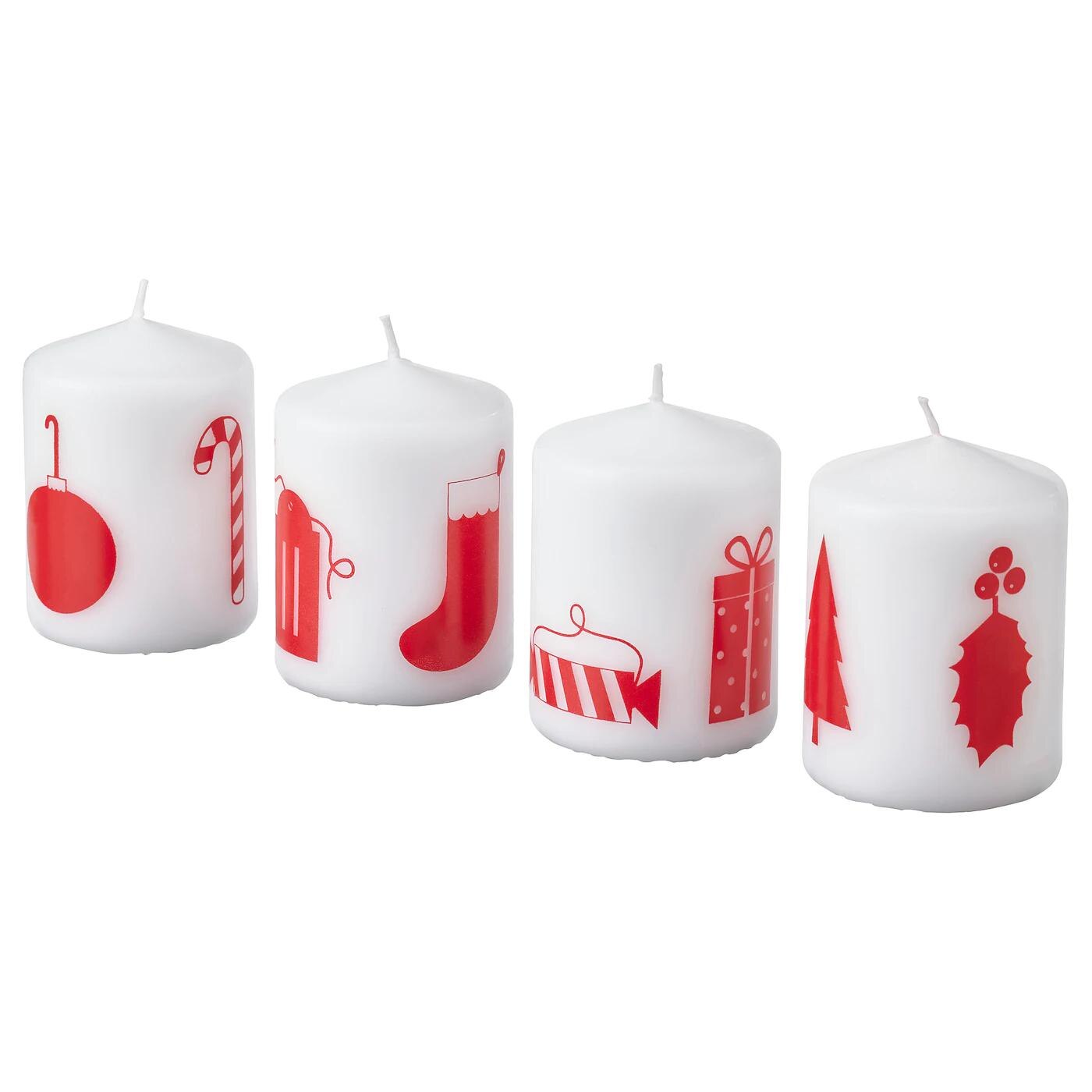 IKEA Seligweiler - Blockkerze duftneutral Weihnachtsmuster weiß/rot Blockkerze duftneutral Weihnachtsmuster weiß/rot Angebot bei IKEA Seligweiler im Prospekt Musik oder Kunst? Beides!
