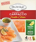 Carpaccio de Saumon Fumé Aneth Citron - Delpeyrat - Intermarché Hyper Carpaccio de Saumon Fumé Aneth Citron - Delpeyrat à 6,99 € dans le catalogue Intermarché Hyper