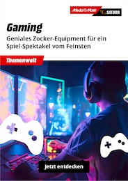 MediaMarkt Saturn Prospekt "Themenwelt Gaming", 1 Seite, 16.12.2024 - 16.12.2024 Aktueller MediaMarkt Saturn Prospekt, "Themenwelt Gaming", mit Angeboten der Woche, gĂŒltig von 16.12.2024 bis 16.12.2024