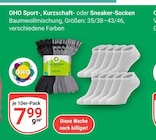 Sport-Socken Angebote von OHO bei GLOBUS Wetzlar für 7,99 €