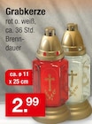 Grabkerze rot Angebote bei Zimmermann Neustadt für 2,99 €