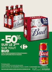 Promos Bud dans le catalogue "J’peux pas, J’ai promos !" de Carrefour Proximité à la page 11