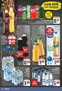 Coca Cola im EDEKA Prospekt "Aktuelle Angebote" mit 24 Seiten (Neuwied)