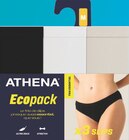 Lot de 3 slips femme - ATHENA - Intermarché Hyper à Pau Lot de 3 slips femme - ATHENA en promo chez Intermarché Hyper Pau à 7,90 €