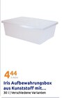 Aufbewahrungsbox aus Kunststoff Angebote von Iris bei Action Passau für 4,44 €