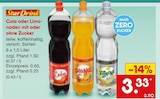 Aktuelles Cola oder Limonaden mit oder ohne Zucker Angebot bei Netto Marken-Discount in Frankfurt (Main) ab 3,33 €