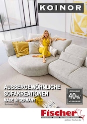 Aktueller Polstermöbel Fischer Prospekt mit Couch, "Koinor", Seite 1