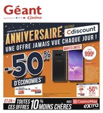 Catalogue Géant Casino "Anniversaire Cdiscount", 4 pages, à Les Baumettes, 18/11/2019 - 24/11/2019 Prospectus Géant Casino "Anniversaire Cdiscount", 4 pages, à Les Baumettes, 18/11/2019 - 24/11/2019