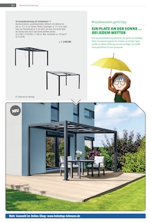 Zelt im Holz-Zentrum-Luhmann Prospekt "Ideen für den Außenbereich" mit 76 Seiten (Wolfsburg)