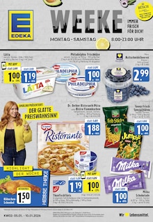 Milka im aktuellen EDEKA Prospekt (Köln) Milka im EDEKA Prospekt "Aktuelle Angebote" mit 8 Seiten (Köln)