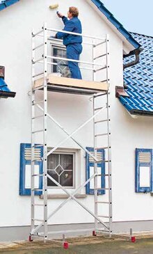 BAUHAUS Bingen - Montagegerüst Montagegerüst Angebot bei BAUHAUS Bingen im Prospekt "Handzettel KW 14"