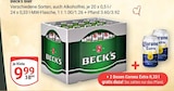 Bier im Angebot bei GLOBUS in Oberursel Bier Angebote von Beck's bei GLOBUS Oberursel für 9,99 €