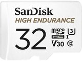 High Endurance UHS-I-Karte, Micro-SDHC Speicherkarte, 32 GB, 100 MB/s im MediaMarkt Saturn Prospekt High Endurance UHS-I-Karte, Micro-SDHC Speicherkarte, 32 GB, 100 MB/s von SANDISK im aktuellen MediaMarkt Saturn Prospekt für 25,99 €