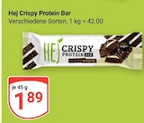 Crispy Protein Bar Angebote von Hej bei GLOBUS Duisburg für 1,89 €