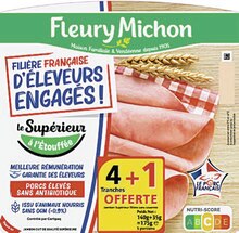 Géant Casino Boissy-Saint-Léger - Jambon Le Supérieur Sans Couenne Promo Jambon Le Supérieur Sans Couenne dans le catalogue Géant Casino Le mois puissance MAX à Boissy-Saint-Léger