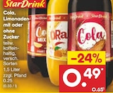 Cola oder Limonaden im aktuellen Prospekt bei Netto Marken-Discount in Märkisch Luch