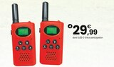 Talkies walkies 3 km | 6 ans - JouéClub Talkies walkies 3 km | 6 ans à 29,99 € dans le catalogue JouéClub