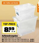 Aufbewahrungsbox im Angebot bei OBI in Fulda Aufbewahrungsbox Angebote bei OBI Fulda für 8,99 €