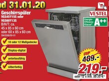 Geschirrspüler bei POCO in Marl Geschirrspüler im Angebot bei POCO Marl für 219,00 €
