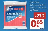 Schwammtücher von Power Force im aktuellen ALDI SÜD Prospekt für 0,65 €