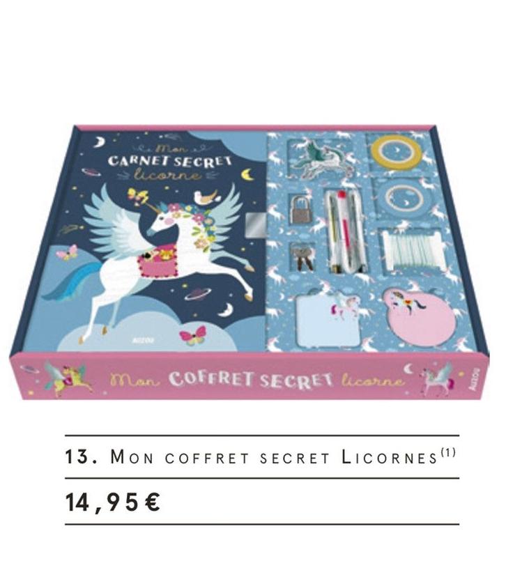 Monoprix Courbevoie - Mon coffret secret Licornes Promo Mon coffret secret Licornes dans le catalogue Monoprix Le grand Noël à Courbevoie