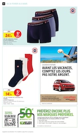 Vêtements Angebote im Prospekt "-60% DE REMISE IMMÉDIATE SUR LE 2ÈME" von Intermarché Hyper auf Seite 42