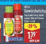 Gewürzketchup Curry im Angebot bei ALDI Nord in Wolfsburg Gewürzketchup Curry Angebote von HELA bei ALDI Nord Wolfsburg für 1,39 €