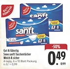 Sooo sanft Taschentücher Weich & sicher bei EDEKA im Breitengüßbach Prospekt für 0,49 €