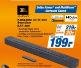 expert - Kompakte All-in-one Soundbar BAR 300 Angebot im Prospekt Kompakte All-in-one Soundbar BAR 300 bei expert im Prospekt "" für 199,00 €