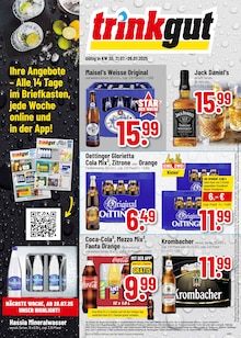 Aktueller Trinkgut Prospekt (Steinbach (Taunus), 8 Seiten zum blättern Trinkgut Prospekt Aktuelle Angebote mit 8 Seiten