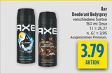 Deodorant Bodyspray im Angebot bei diska in Weiden Deodorant Bodyspray Angebote von Axe bei diska Weiden für 3,79 €