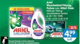Waschmittel Flüssig im V-Markt Prospekt Waschmittel Flüssig von Ariel im aktuellen V-Markt Prospekt für 4,99 €