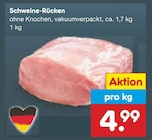 Netto Marken-Discount - Schweine-Rücken Angebot im Prospekt Schweine-Rücken bei Netto Marken-Discount im Prospekt "" für 4,99 €