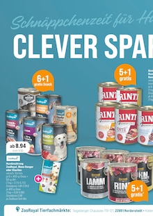 Kaninchen im ZooRoyal Prospekt "CLEVER SPAREN" mit 4 Seiten (Hamburg)