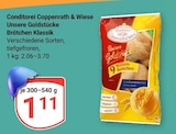 Unsere Goldstücke Brötchen Klassik bei GLOBUS im Prospekt "" für 1,11 €
