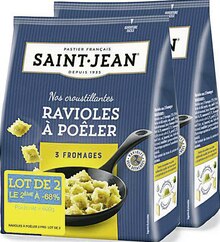 Géant Casino Orly - Ravioles à poêler 3 fromages Promo Ravioles à poêler 3 fromages dans le catalogue Géant Casino "Le mois Casinomania" à Orly