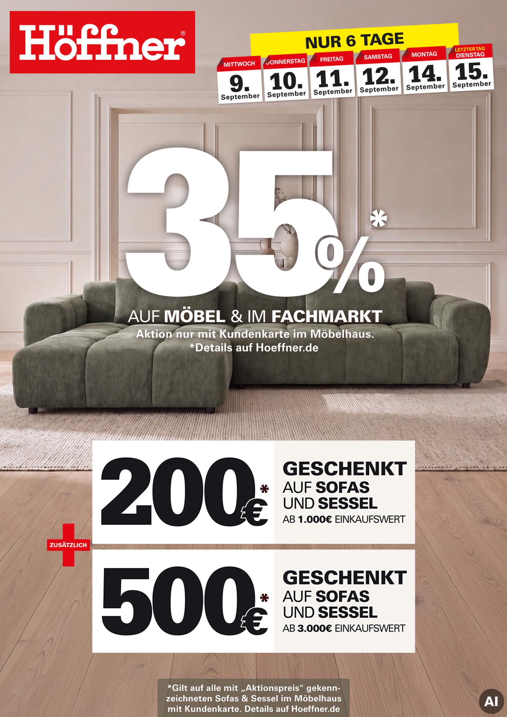 Möbel & Einrichtung Angebote 🧡 und Prospekte für Kürten