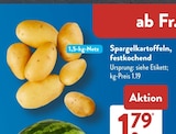Aktuelles Spargelkartoffeln, festkochend Angebot bei ALDI SÜD in Mönchengladbach ab 1,79 €