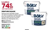 Peinture Façade - Bâtir en promo chez Gedimat Aurillac à 74,90 €